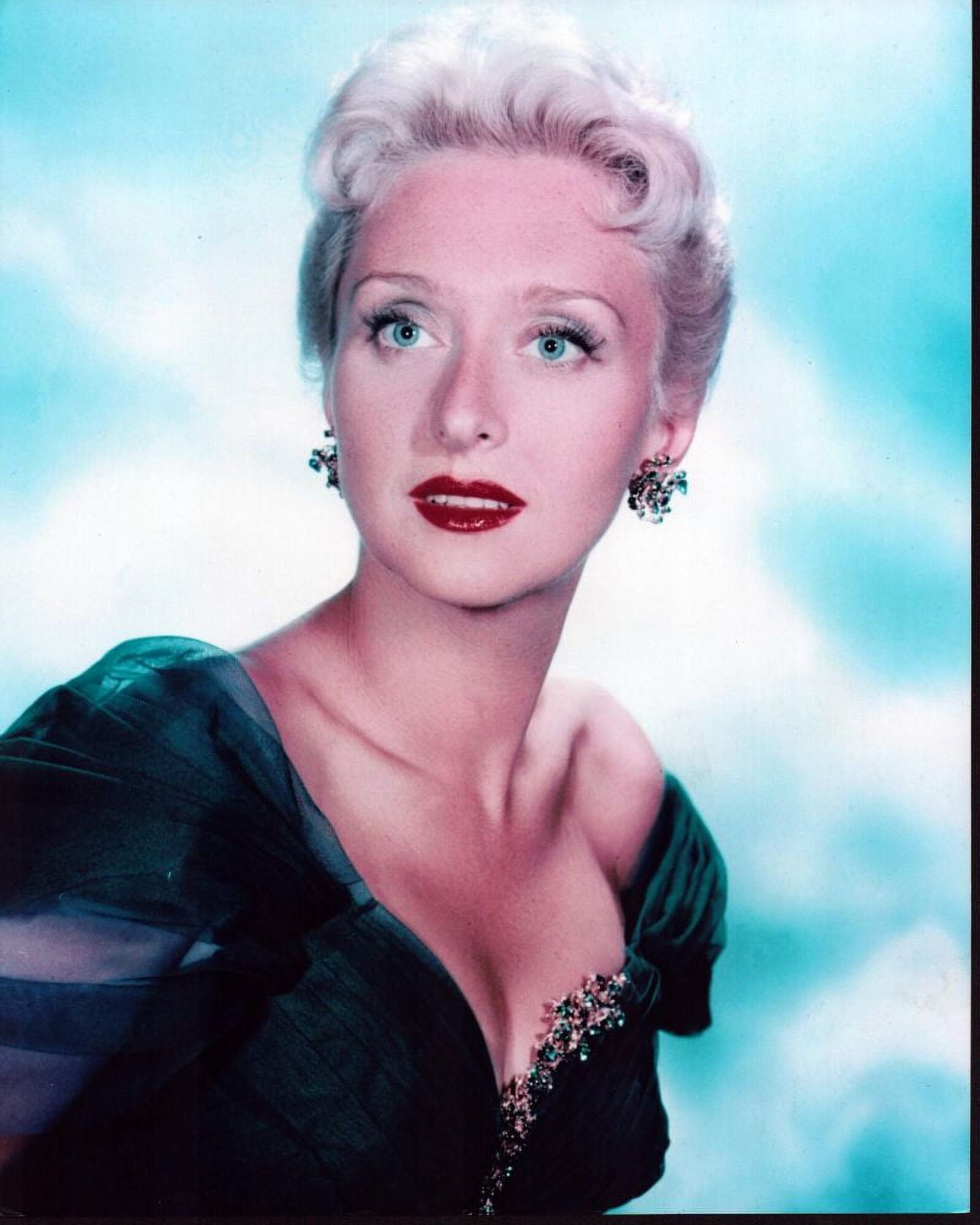 Celeste Holm Headshot In Blue Ruffle Dress Photo Print (8 x 10) - Item ...