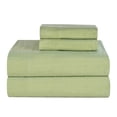 thumbnail image 1 of Celeste Home Ultra Soft Flannel Sheet Set with Pillowcase, Twin, Sage, 1 of 7