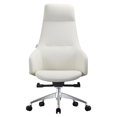 thumbnail image 1 of Celeste Series Tall Office Chair in White Leather, 1 of 1