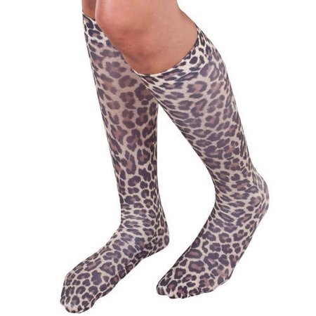 Celeste Stein Compression Socks, 15-20 mmHg-Regular-Leopard Print
