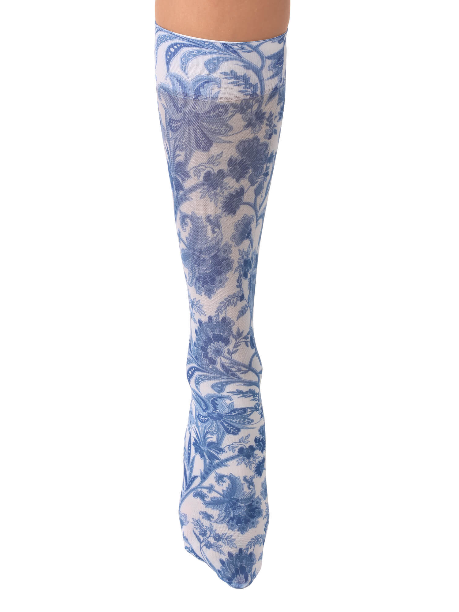 Celeste Stein Compression Socks 20-30mmHg, Blue Paisley, Regular