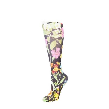Celeste Stein Therapeutic Compression Socks, 15-20 mmHg, Black Bellagio
