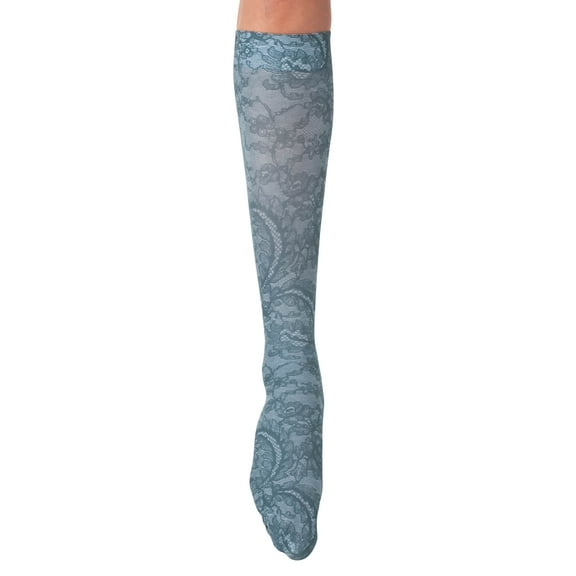 Celeste Stein Compression Socks 20-30mmHg, Midnight Lace, Queen