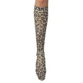 thumbnail image 1 of Celeste Stein Womens Moderate Compression Knee High Stockings - Leopard, 1 of 3