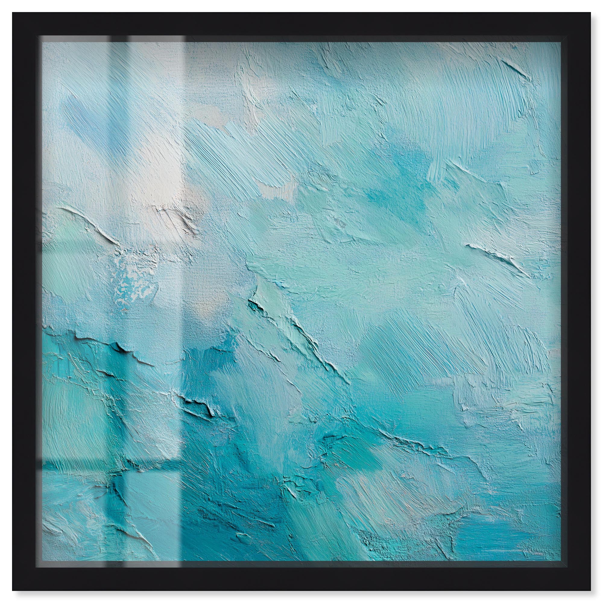 Celeste Swirls I Shadowbox Print Coastal Abstract Art by Art Remedy ...