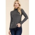 thumbnail image 1 of Celeste's Women's Classic Turtleneck Long Sleeve Top Made in the USA Available in S-3x, 1 of 5
