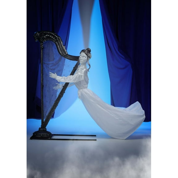 Celeste the Restless Ghost Harp Animatronic