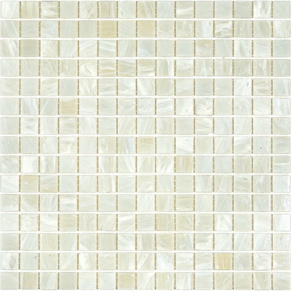 Celestial 12 in. x 12 in. Glossy Pastel Gray Glass Mosaic Wall and Floor Tile (20 sq. ft./case) (20-pack)