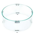 thumbnail image 1 of Celestial 14" x 6" Glass Wind Guard for 10” Round Fire Pits, 1 of 7