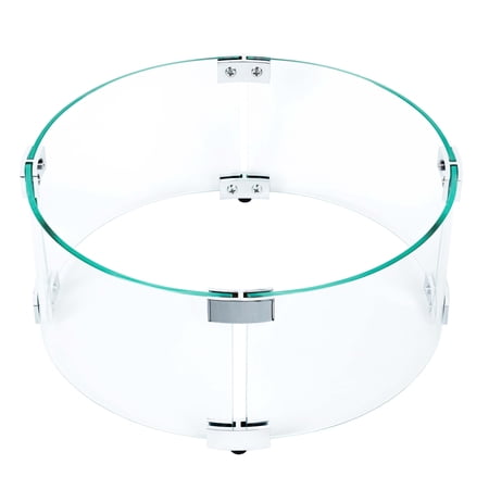 Celestial 14" x 6" Glass Wind Guard for 10” Round Fire Pits
