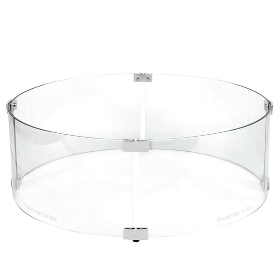 Celestial 23" x 8" Glass Wind Guard for 19 Round Fire Pits