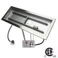 thumbnail image 1 of Celestial 30" x 10" CSA Certified Fire Pit Burner Kit, Stainless Steel, Propane, Electronic Ignition, 1 of 7
