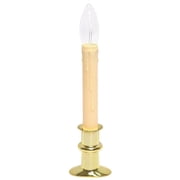 Celestial 70764 - Brass / Ivory LED Taper Candle