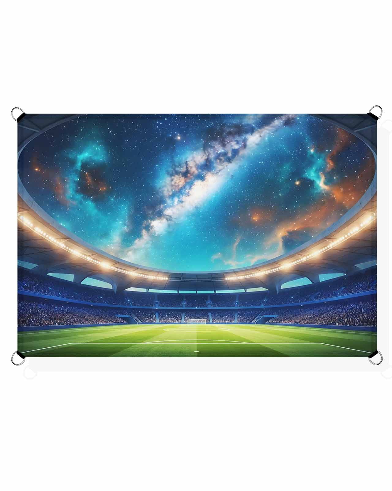 Celestial Arena Sun Shade Sail 12'X16' Art Galaxy Stadium Cinematic ...