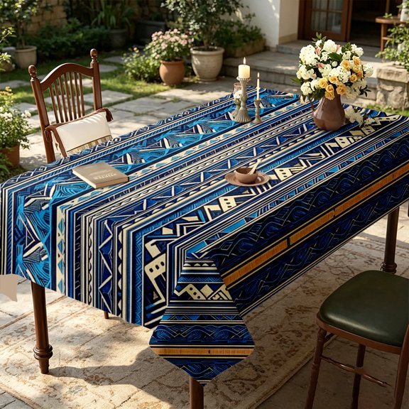 Celestial Astrology D&D Dice Print Tablecloth, Kitchen Living Room Decor, RPG Game Enthusiast Themed Table Cover, Thanksgiving Christmas Gift