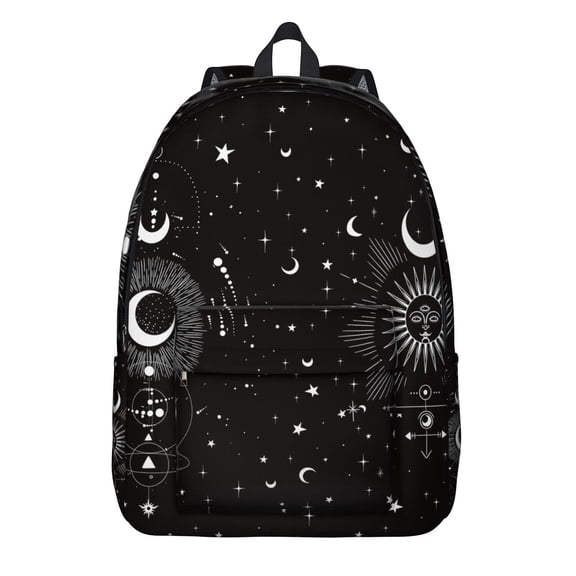Celestial Astronomical Constellation Pattern Casual Daypack – Lightweight Travel Backpack with Comfortable Carrying and Anti-theft Features for Female Professionals, Travelers, and Students
