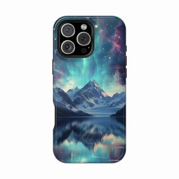 Aurora Borealis visible from train window