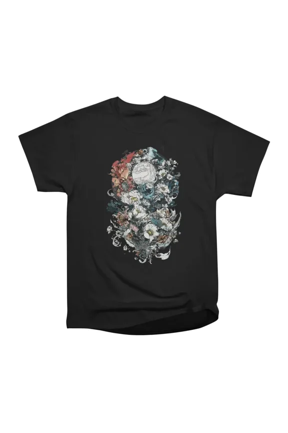 Celestial Bloom Cascade T-Shirt Tee Gift For Him Merch For Her Apparel For Friend