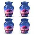 thumbnail image 1 of Celestial Bloom Twilight Urns For Adult Female - Cremation Urns For Burial In Ground - Cremation Companion Urns - Urns For Human Ashes (Size-3inch,4pcs), 1 of 5