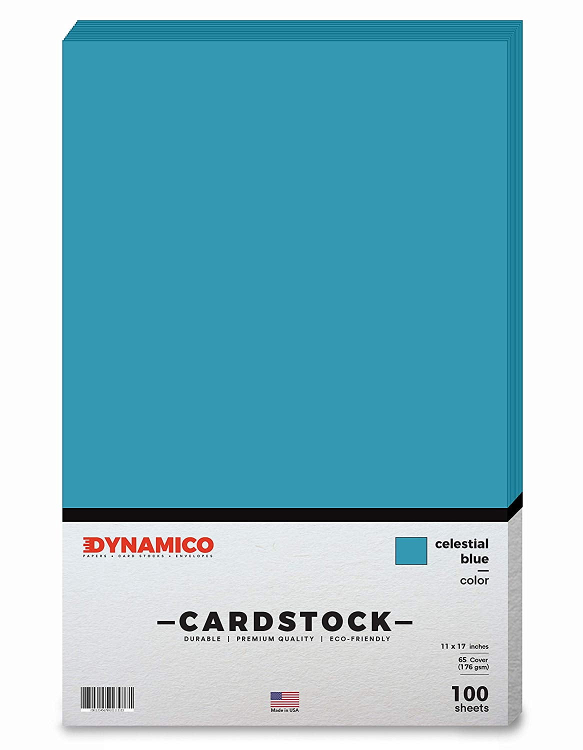 Celestial Blue 11 x 17" Cardstock Paper - Tabloid/Ledger - for Cards and Stationery Printing