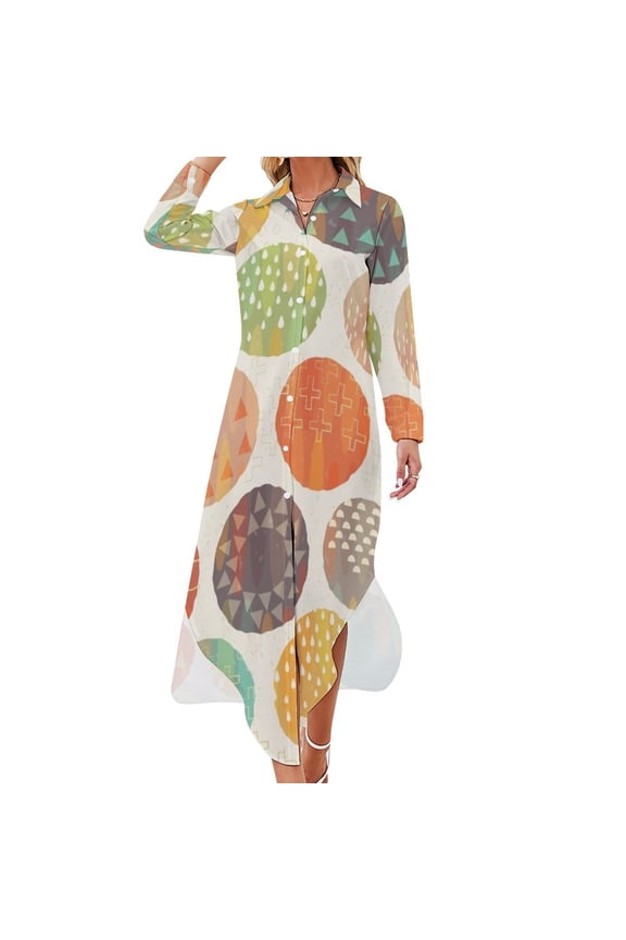 Celestial Bodies Long Sleeved Shirt Dress Cocktail of dresses purple dress summer clothes