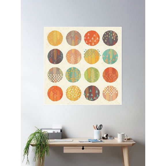 Celestial Bodies Poster Wall Art, Modern Wall Decor For Living Room Bedroom, 12x18 UNFRAMED