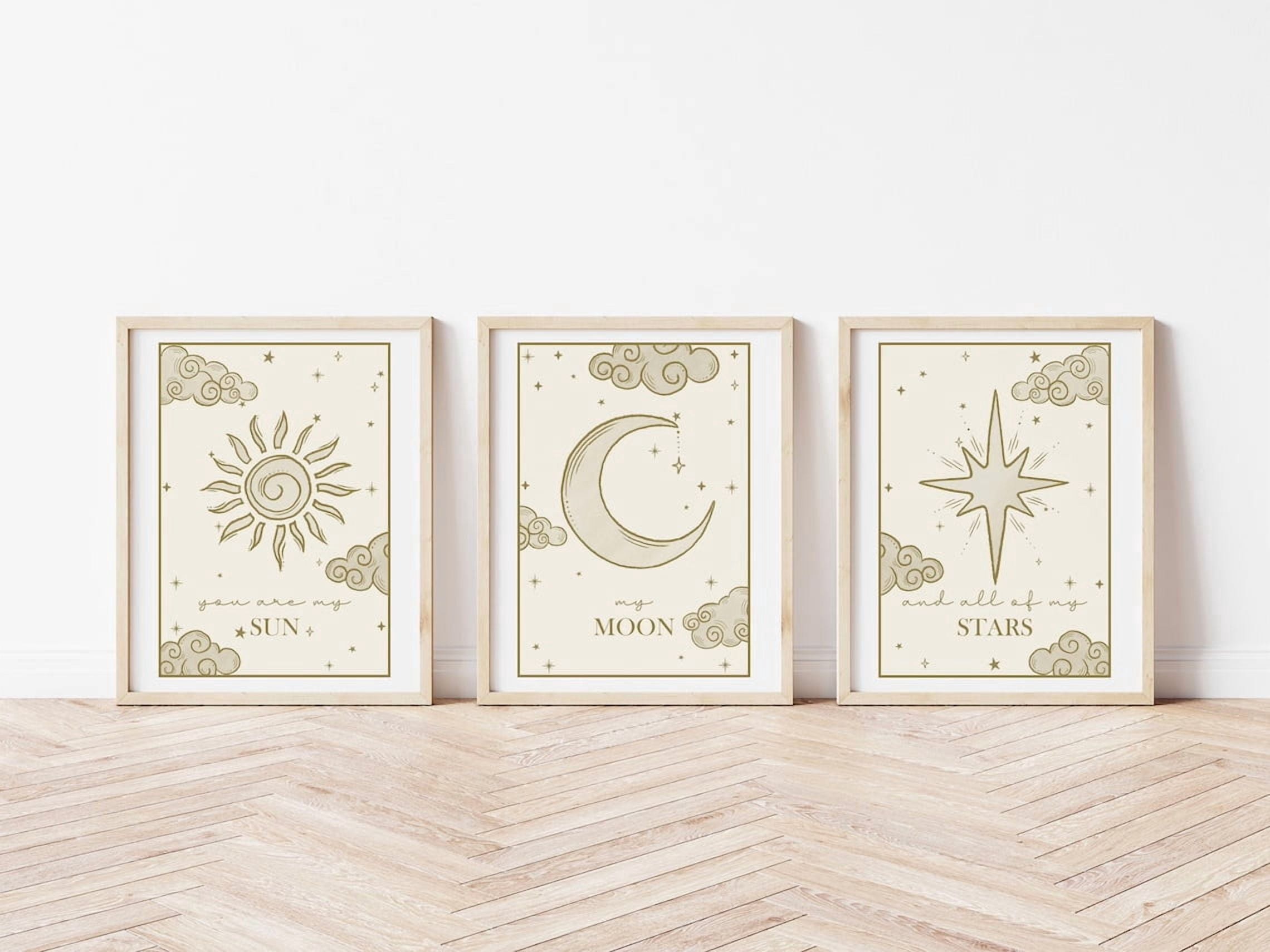 Celestial Boho Wall Art Prints