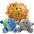 thumbnail image 1 of Celestial Buddies Earth, Moon, and Sun Buddy Stuffed Planet Plush Solar System Toy - Educational Science & Space Learning, Soft & Cuddly, Ages 0+, 1 of 8