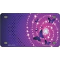 thumbnail image 1 of Celestial Butterflies Metal Novelty License Plate 4" x 2.2" Mini, 1 of 1