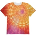 thumbnail image 1 of Celestial Cathedral Fractal Mandala All Over Youth T Shirt Multi YSM, 1 of 2