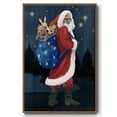 thumbnail image 1 of Celestial Christmas Collection B - Framed Gallery Wrapped Holiday Canvas - 17 x 25 - Rosewood Frame, 1 of 8