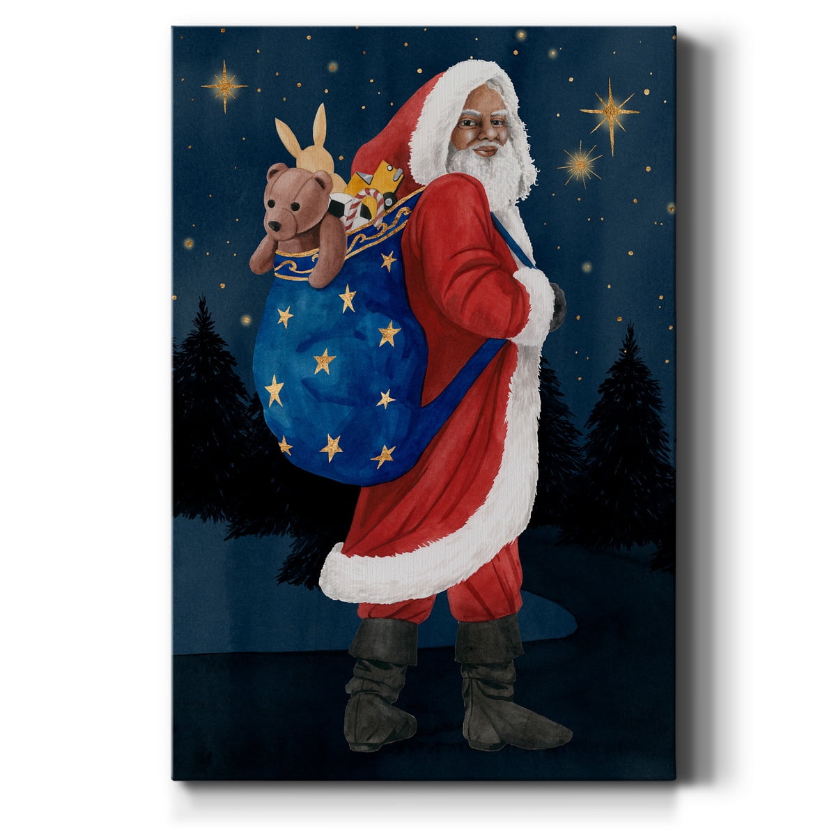 Celestial Christmas Collection B- Gallery Wrapped Canvas