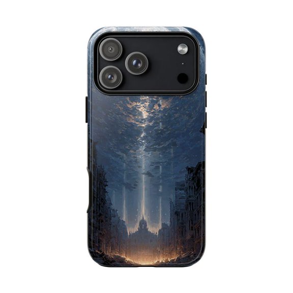 Celestial City Fractured Planet Sky Case 17 16 15 14 13 12 11 Pro Max