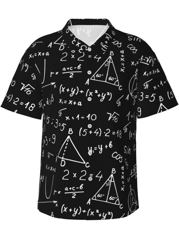 Celestial Cloud Stars and Galaxy Mens Hawaiian Shirt Short Sleeve Casual Button Up Tropical Summer Beach Shirt