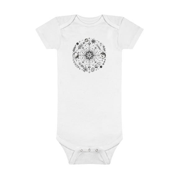 Celestial Design Onesie® - Customizable in Four Vibrant Colors