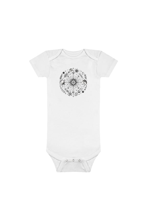 Celestial Design Onesie® - Customizable in Four Vibrant Colors