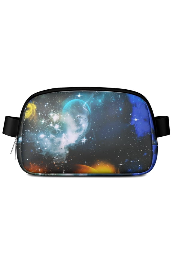 Celestial Fanny Pack – Explore the Cosmos with This Galaxy-Inspired Belt Bag for Space Geeks