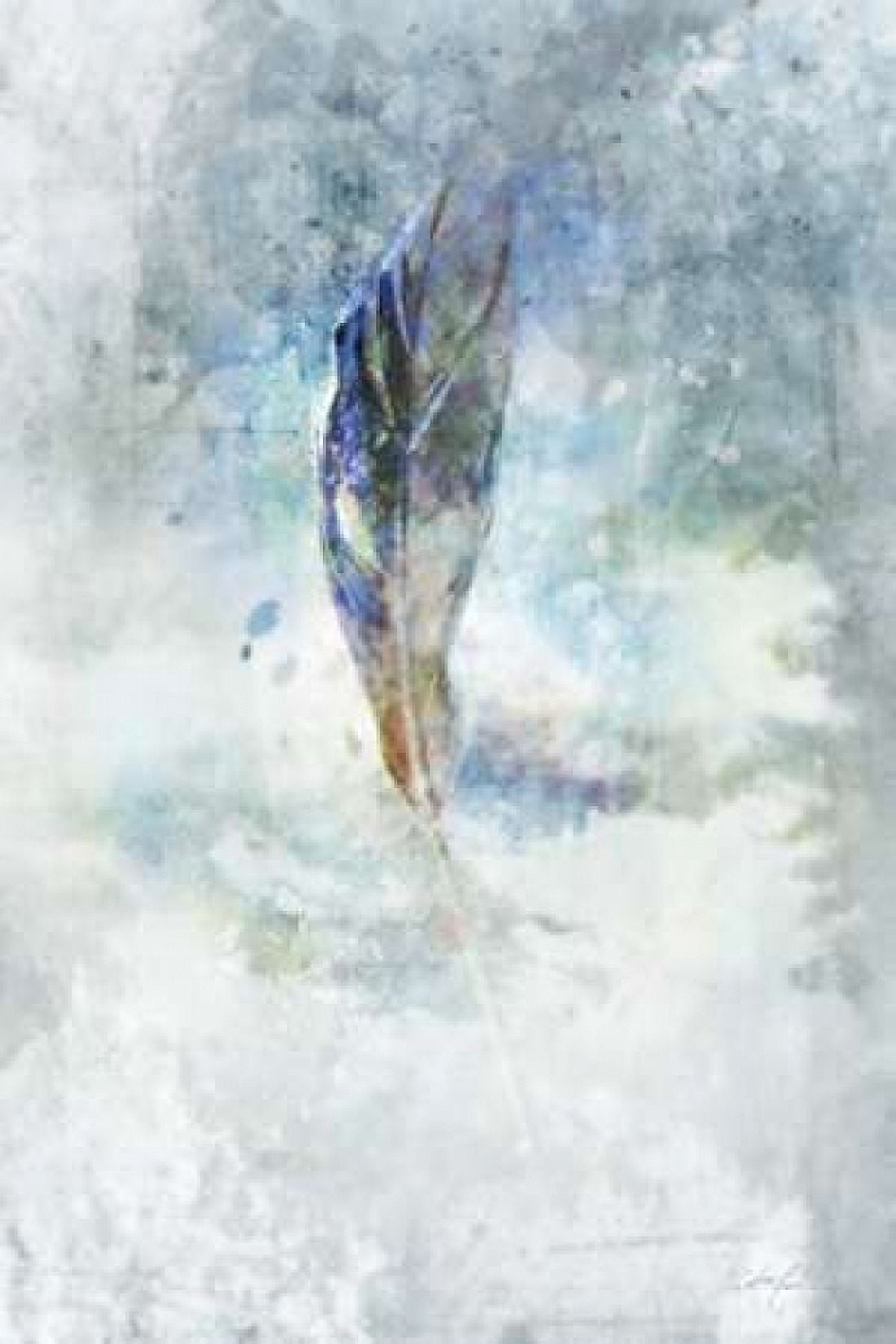 Celestial Feather 2 Canvas Art - Ken Roko (12 x 18)