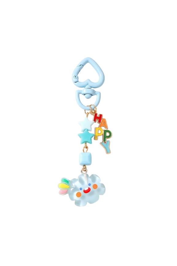 Celestial Galaxy Keychain Hanging Ornament for Everyday Use Elegant Design with Polyester Metal for Keys and Bags
