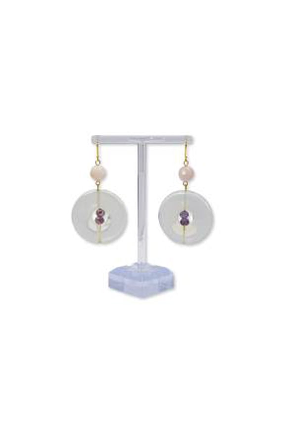 MGR! My Gems Rock Opalite Earrings, 1 Pair
