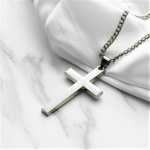 Celestial Gold / Silver Cross Necklace