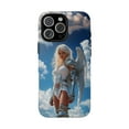 thumbnail image 1 of Celestial Guardian Seraphic Angel Vanguard Girl Fantasy Artistic Phone Case for iPhone 11 12 13 14 15 16 17 Pro Max, 1 of 2