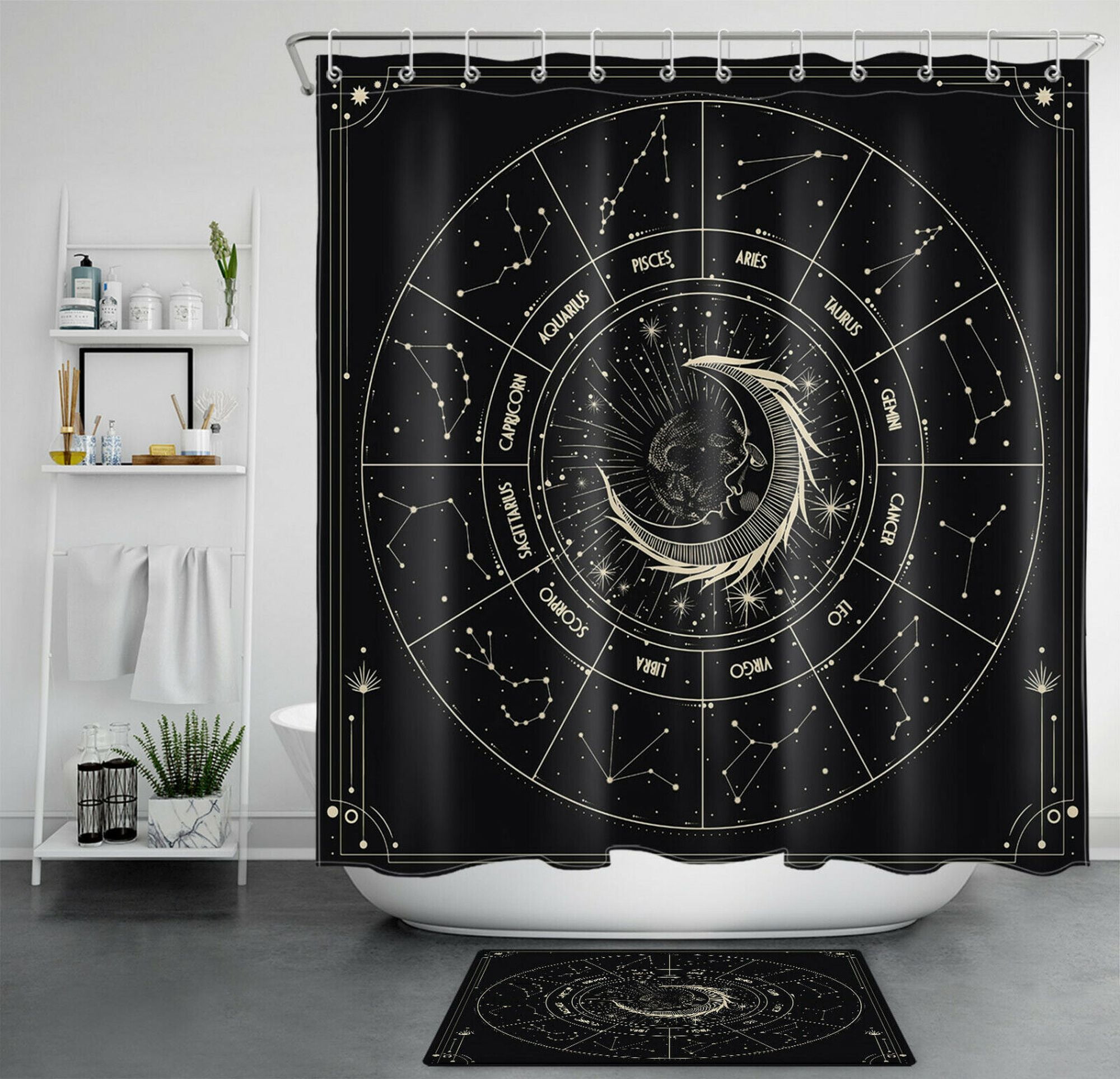 Celestial Harmony A ZodiacInspired Shower Curtain for Your Creative