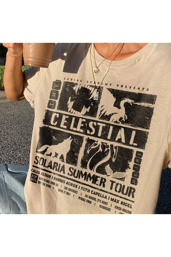 Celestial Heirs Band Shirt Zodiac Academy T-Shirt Darius Acrux Caleb Altair Max Rigel Seth Capella Vega Twins Professor Lance Orion Merch Unisex S-5XL Hot Trending Shirt, Vintage Birthday Gift