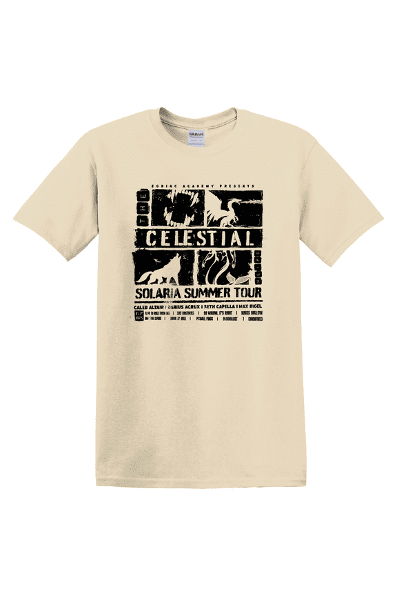 Celestial Heirs Band Zodiac Academy Darius Music Lover Graphic T-Shirt