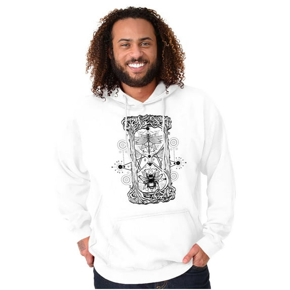 Celestial Hourglass Symbolic Bee Hoodie Sweatshirt Women Men Brisco Brands M