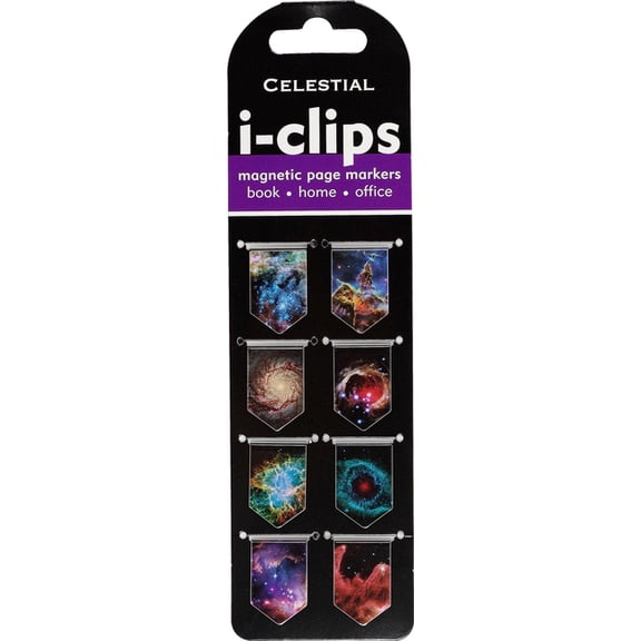 Celestial I-Clips Magnetic Page Markers (Set of 8 Magnetic Bookmarks) (Other)