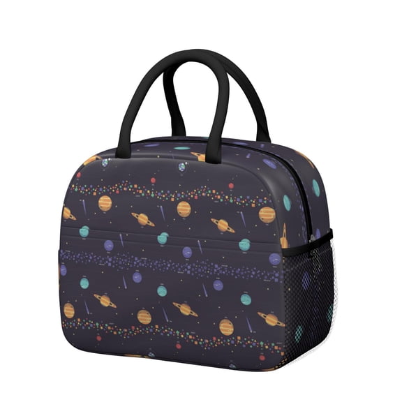 Celestial Insulated Lunch Tote – Reusable Thermal Cooler Bag for Space Geeks, Work Lunch, and Weekend Adventures