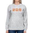 thumbnail image 1 of Celestial Joy Icons - Retro Cosmic Emojis Women's Sweatshirt, 1 of 4