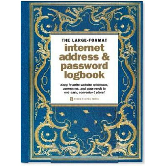 Celestial Large-format Internet Address & Password Logbook